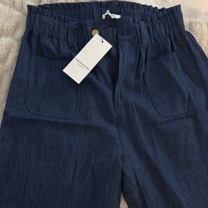 Emerson Fry Dark Blue Denim Trousers from Tuckernuck